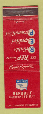 Matchbook Cover - Republic Carloading