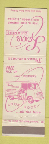 Matchbook Cover - Lewis Cleaners Hollywood FL WEAR