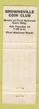 Matchbook Cover - Midas Stamps Coins Brownsville TX