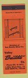 Matchbook Cover - Valley Beautilite Blinds San Benito TX ORANGE