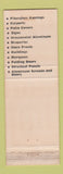 Matchbook Cover - Valley Beautilite Blinds San Benito TX BLUE