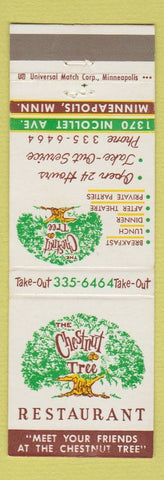 Matchbook Cover - Crestnut Tree Restaurant Minneapolis MN