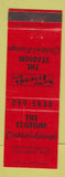 Matchbook Cover - Stadium Cocktail Lounge Columbus OH