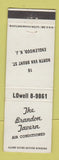 Matchbook Cover - Brandon Tavern Englewood NJ