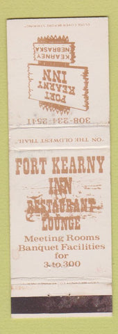 Matchbook Cover - Fort Kearny Inn Kearney NE WEAR