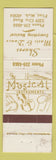 Matchbook Cover - Shores Musical Instruments Flint MI WEAR