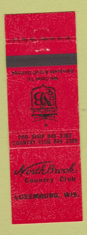 Matchbook Cover - Northbrook Country Club Lexemburg WI