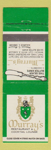 Matchbook Cover - Murray's Restaurant Minneapolis MN