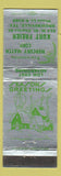 Matchbook Cover - Mercury Match Kurt Freier Brownsville TX Christmas WEAR