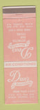 Matchbook Cover - Dan's Beauty Salon Miami Shores FL