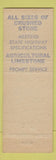Matchbook Cover - J&K Stone Muncie IN Eaton Stone