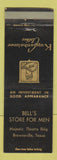 Matchbook Cover - Kuppenheimer Men's Clothes Bell's Brownsville TX