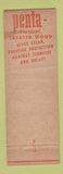 Matchbook Cover - Dow Chemical Midland MI Penta Protected Wood