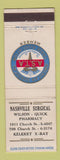 Matchbook Cover - Nashville Surgical Wilson Pharmacy TN