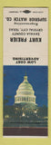 Matchbook Cover - Superior Match Kurt Freier Zavala County Crystal City TX