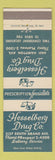 Matchbook Cover - Hesselberg Drug Company St Louis MO