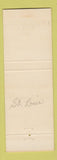 Matchbook Cover - Hesselberg Drug Company St Louis MO