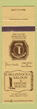 Matchbook Cover F McLintock's Saloon Dining House San Luis Obispo CA Shell Beach