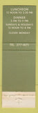 Matchbook Cover - Afton Restaurant Florham Park NJ