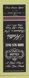 Matchbook Cover - Hutto's Restaurant Chesterfield MO