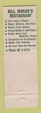 Matchbook Cover - Bill Mugge's Restaurant Miami FL