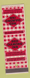 Matchbook Cover - Red Diamond Inn Italian Restaurant Miami FL