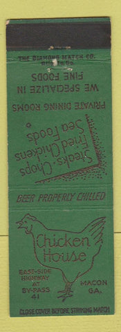 Matchbook Cover - Chicken House Macon GA