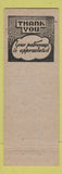 Matchbook Cover - Hess Auto Supply Bethlehem PA oil gas