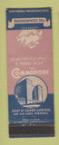 Matchbook Cover - Commodore Hotel New York City