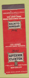 Matchbook Cover - Hotel Governor Clinton New York City