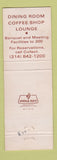 Matchbook Cover - Olde Coach Inn ST Louis MO