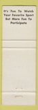 Matchbook Cover - Caldwell Sport Shop Caldwell NJ