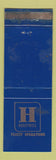 Matchbook Cover - Honeywell Flint Operations MI WEAR