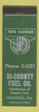Matchbook Cover - Bi County Fuel Wauchula FL