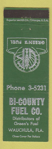 Matchbook Cover - Bi County Fuel Wauchula FL
