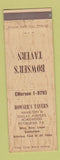 Matchbook Cover - Bowser's Tavern Pittsburgh PA
