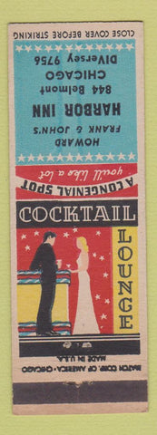 Matchbook Cover - Harbor Inn Chicago IL girlie