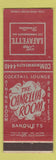 Matchbook Cover - Lafayette Hotel Boston MA Camellia Room