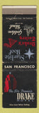 Matchbook Cover - Sir Francis Drake Hotel San Francisco CA