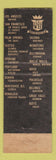 Matchbook Cover - Sir Francis Drake Hotel San Francisco CA