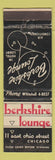 Matchbook Cover - Berkshire Lounge Chicago IL