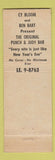Matchbook Cover - Celebrity Lounge Baltimore MD