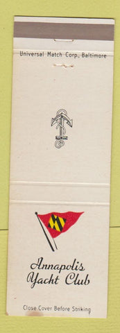 Matchbook Cover - Annapolis Yacht Club MD