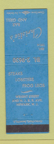 Matchbook Cover - Christi's Bar and Grill Newark NJ