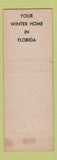 Matchbook Cover - Mount Plymouth Hotel Country Club Sorrento FL WEAR