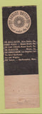 Matchbook Cover - McAllister Hotel Miami FL WEAR