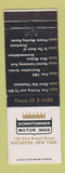 Matchbook Cover - Downtowner Motor Inns Rochester NY