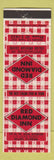 Matchbook Cover - Red Diamond Inn Italian Restaurant Miami FL