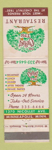 Matchbook Cover - Chestnut Tree Restaurant Minneapolis MN