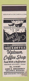 Matchbook Cover - Uptown Coffee Shop Columbia MO WORN SAMPLE